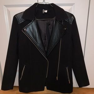 H&M black Moto jacket
